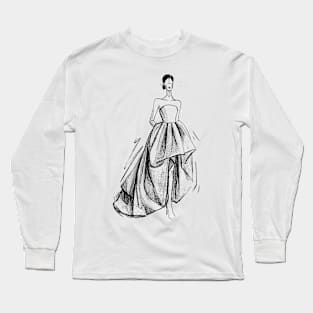 dress art graphic Long Sleeve T-Shirt